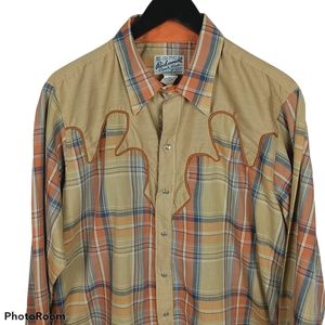 Rockmount Ranch Wear Western Shirt Pearl Snap Med